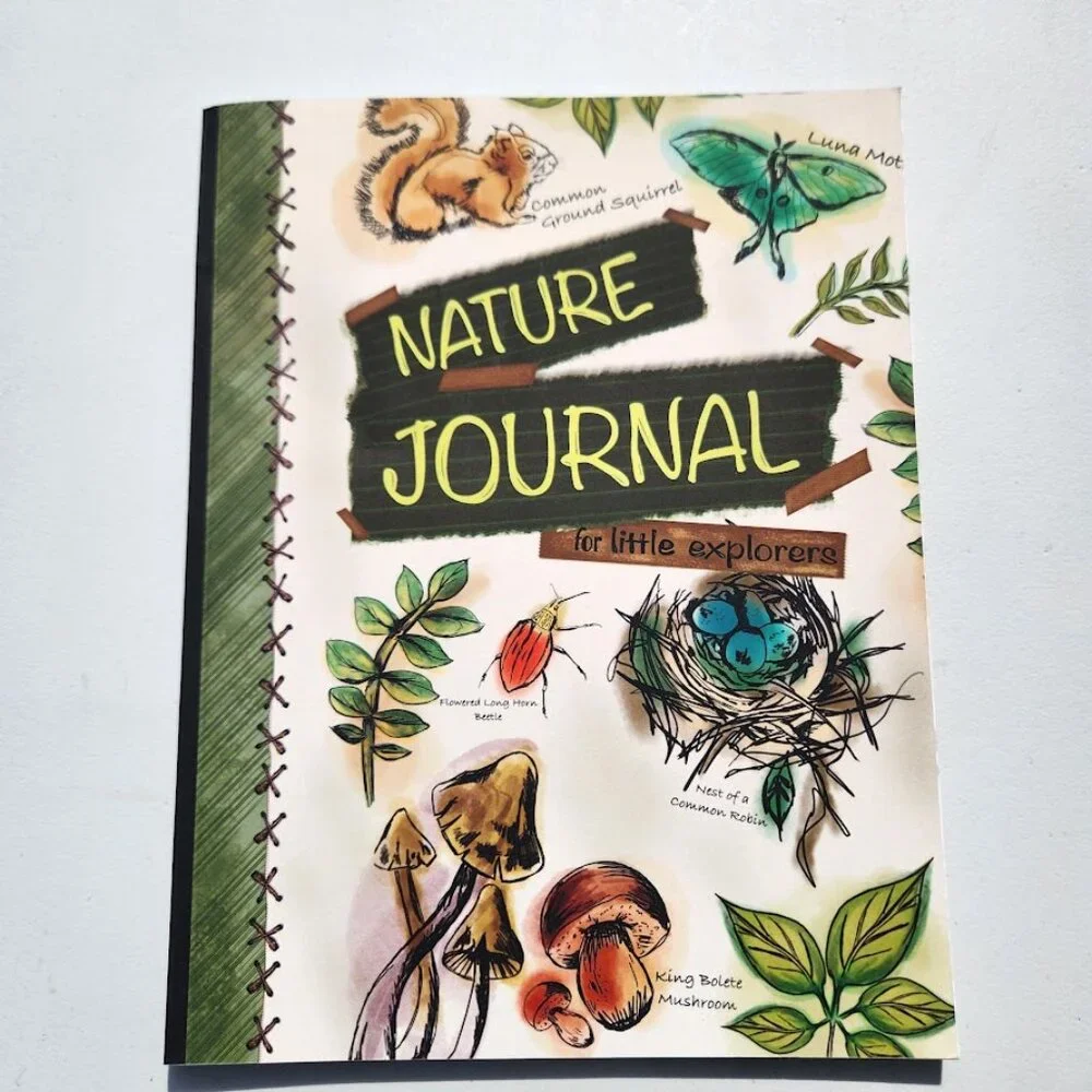 NEW Nature Journal Log Activity Book Drawing Journaling Workbook for Children Ov